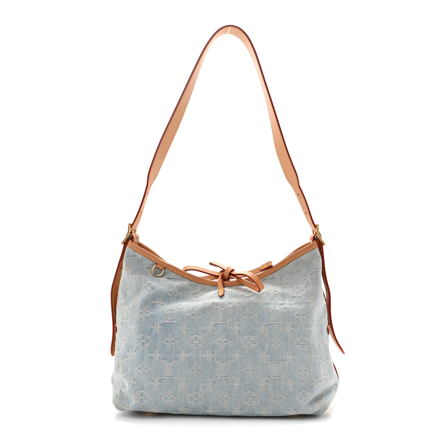 Monogram Denim CarryAll PM Sky Blue