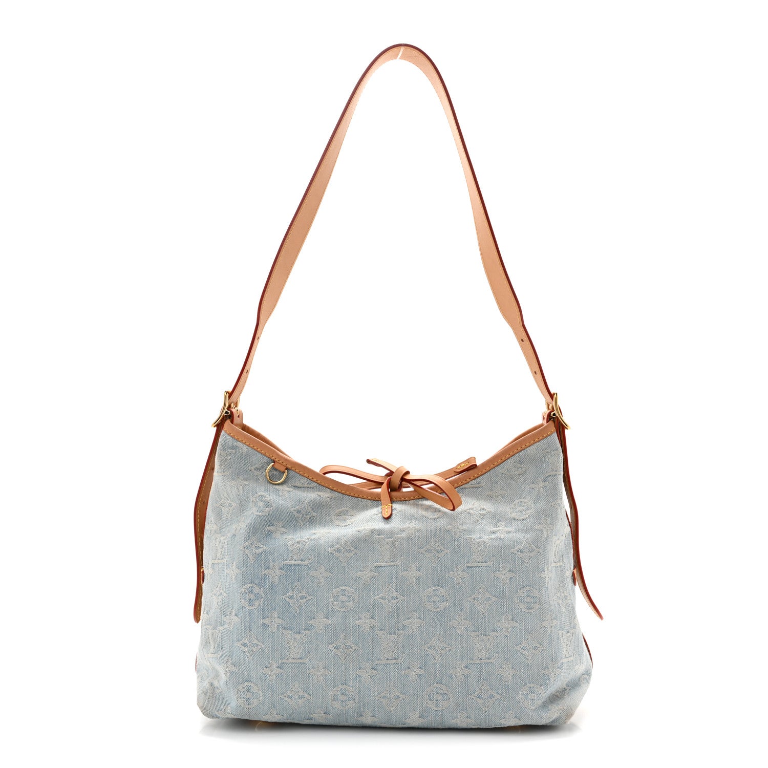 Louis Vuitton Monogram Denim CarryAll PM Sky Blue 1 of 12