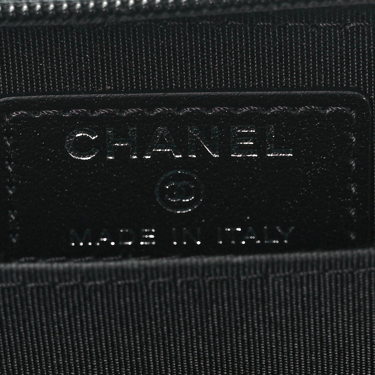Caviar Timeless CC Zip Around Coin Purse Black