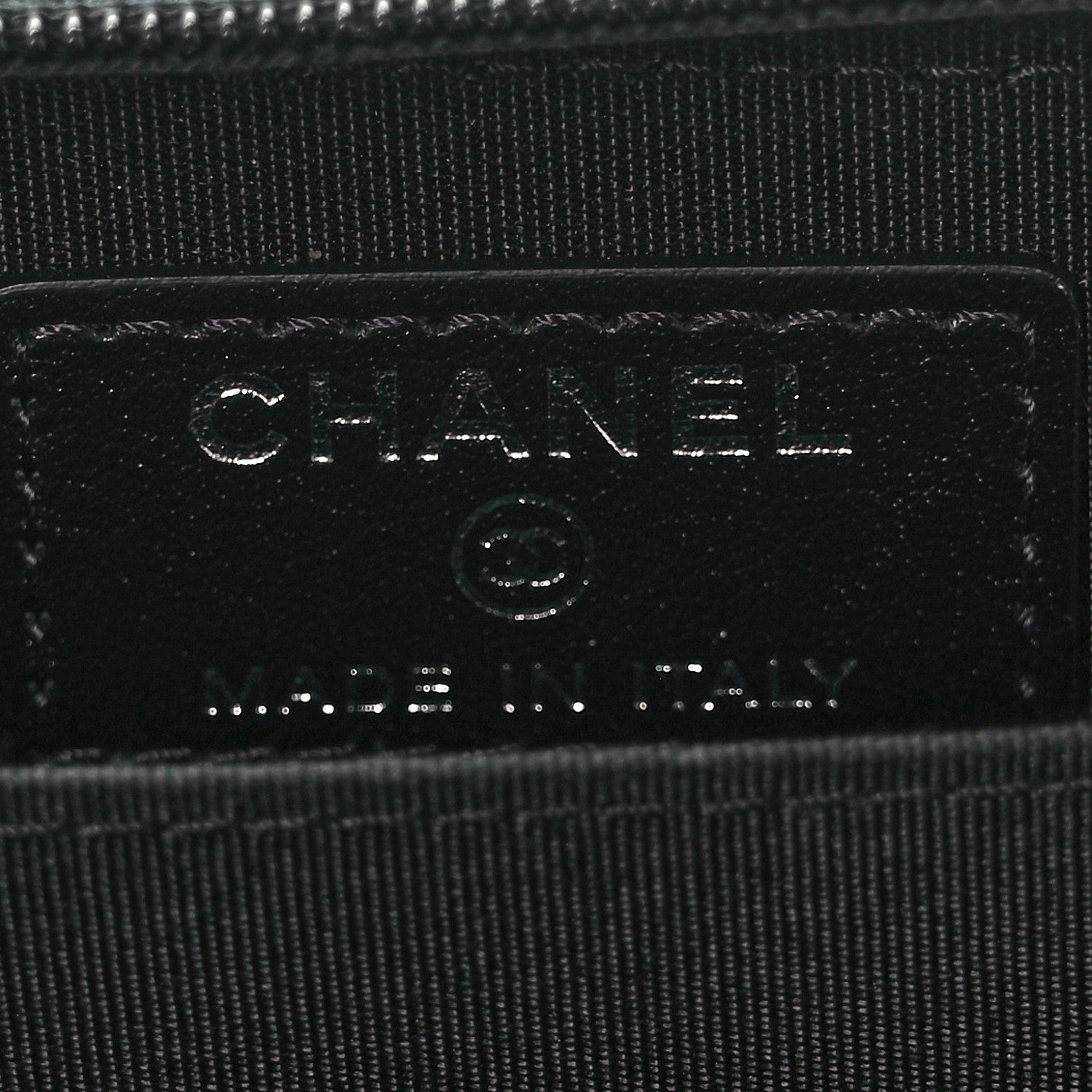 Chanel Caviar Timeless CC Zip Around Coin Purse Black 6 of 10
