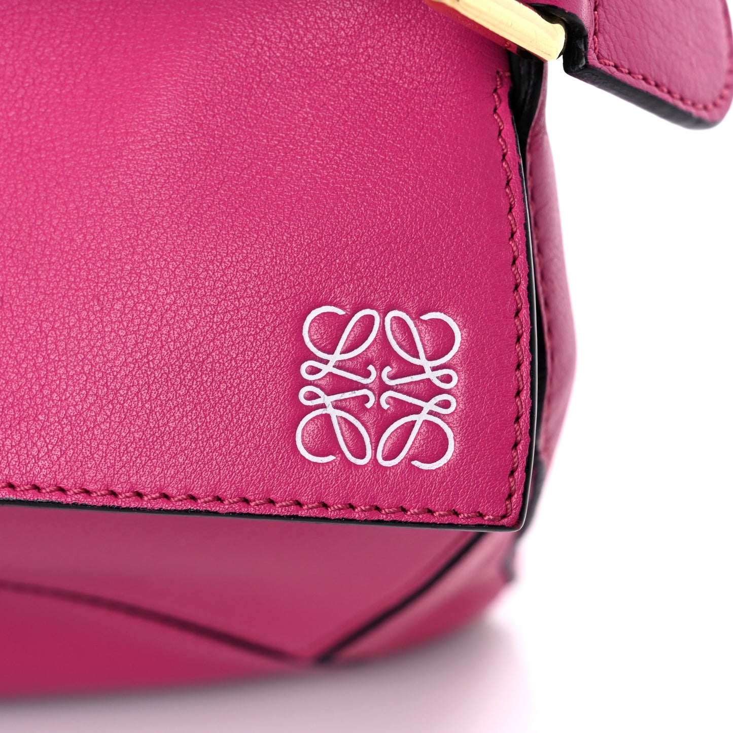 Calfskin Small Puzzle Bag Fuchsia