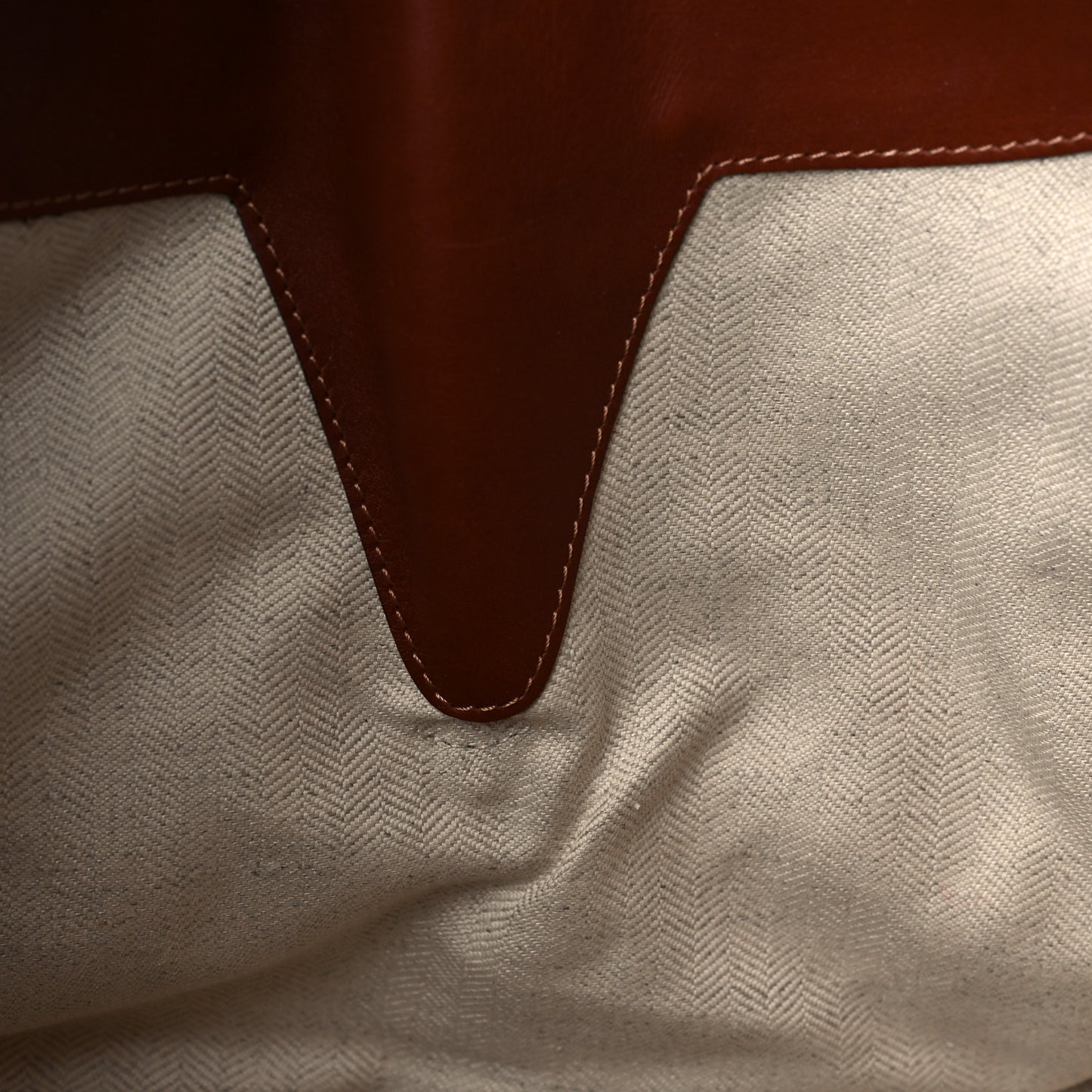 Grained Calfskin Small Hammock Shoulder Bag Tan