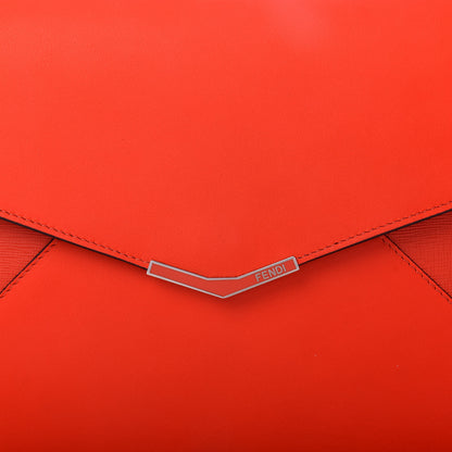 Fendi Vitello Elite 2Jours Clutch Papavero 9 of 10