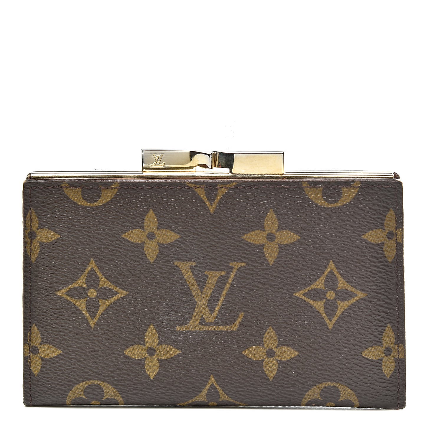 Monogram French Kiss Lock Coin Purse