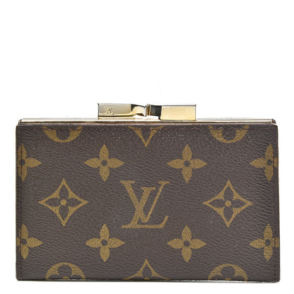 Louis Vuitton Monogram French Kiss Lock Coin Purse 1 of 8