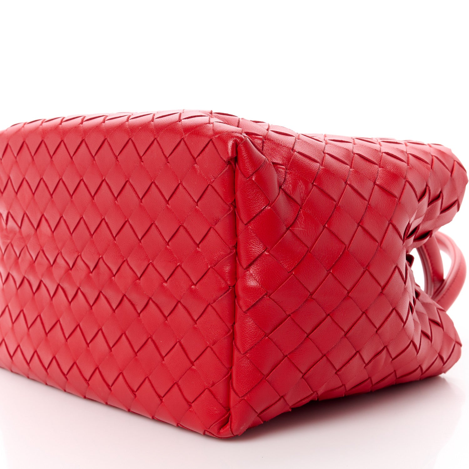 Bottega Veneta Nappa Intrecciato Tote Bag Red 10 of 13