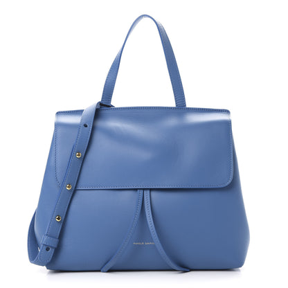 Mansur Gavriel Calfskin Mini Lady Bag Sea Blue 1 of 10