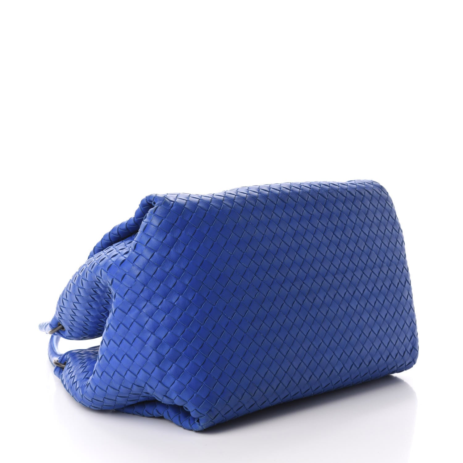 Bottega Veneta Nappa Intrecciato Parachute Bag Signal Blue 4 of 9