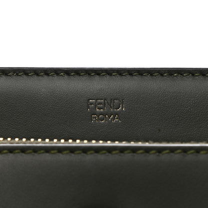Fendi Vitello Baltico Nappa Flowerland Studded Small Dotcom Click Chain Satchel Verde Prato Multicolor 7 of 12