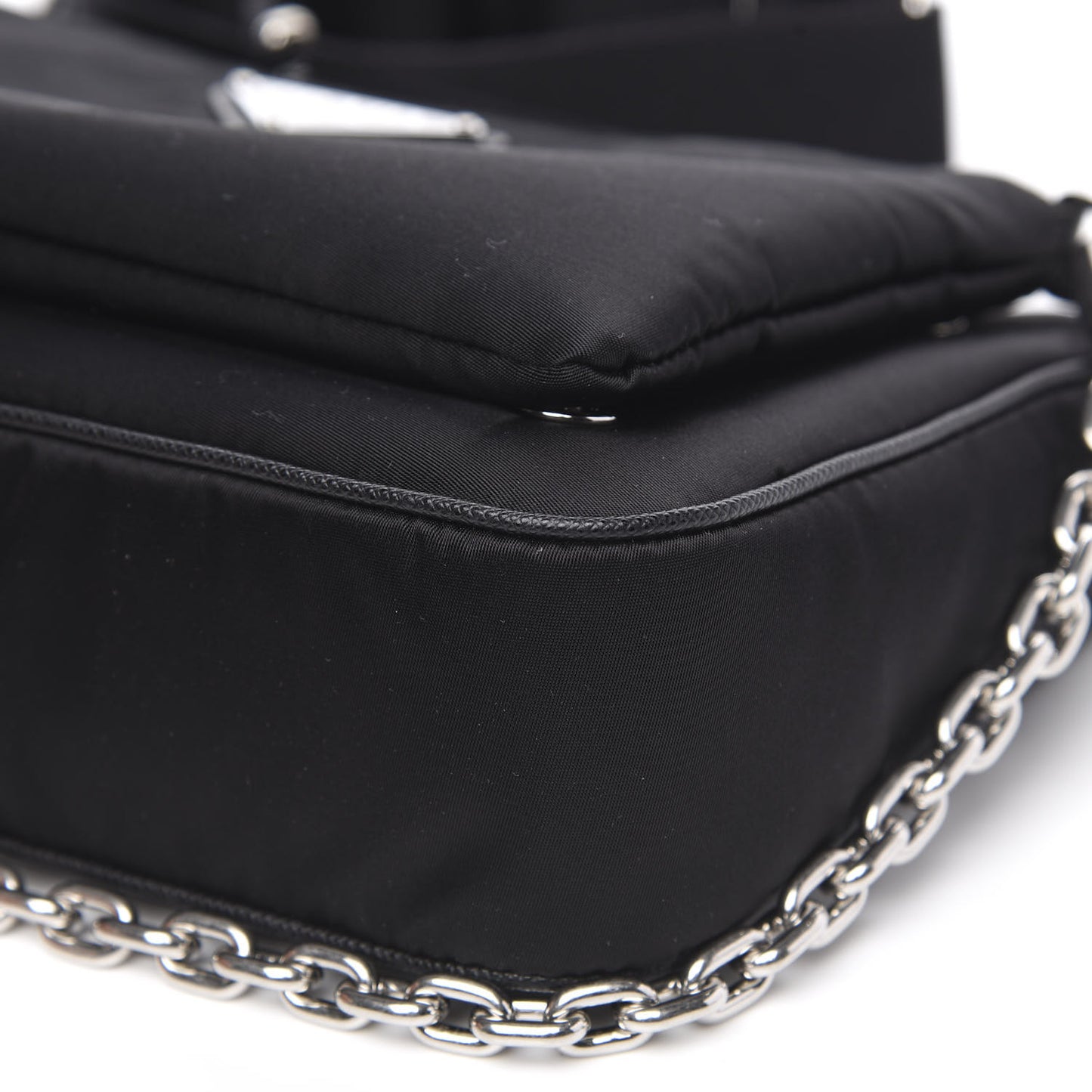Nylon Shoulder Bag Black