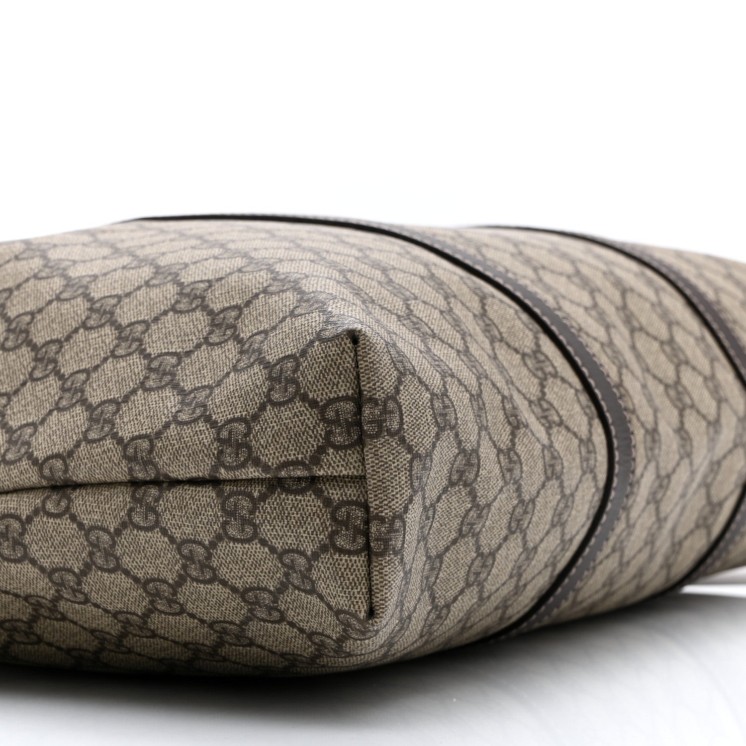 Gucci GG Plus Monogram Travel Bag Dark Brown 9 of 10