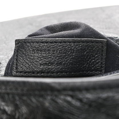 Saint Laurent Crinkled Calfskin Matelasse Monogram Niki Chain Wallet Black 7 of 12