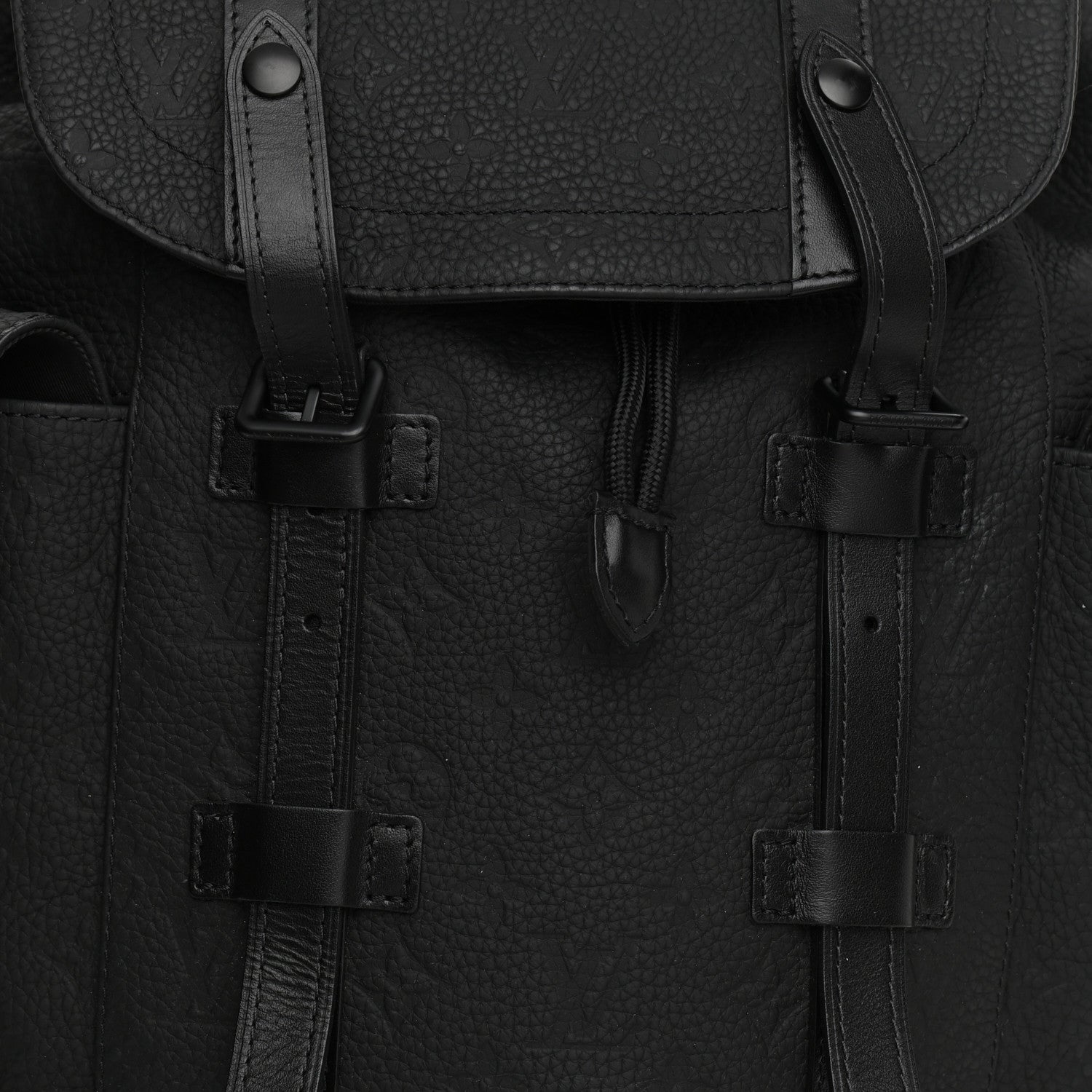 Louis Vuitton Taurillon Monogram Christopher MM Backpack Black 7 of 11