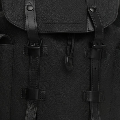 Louis Vuitton Taurillon Monogram Christopher MM Backpack Black 7 of 11