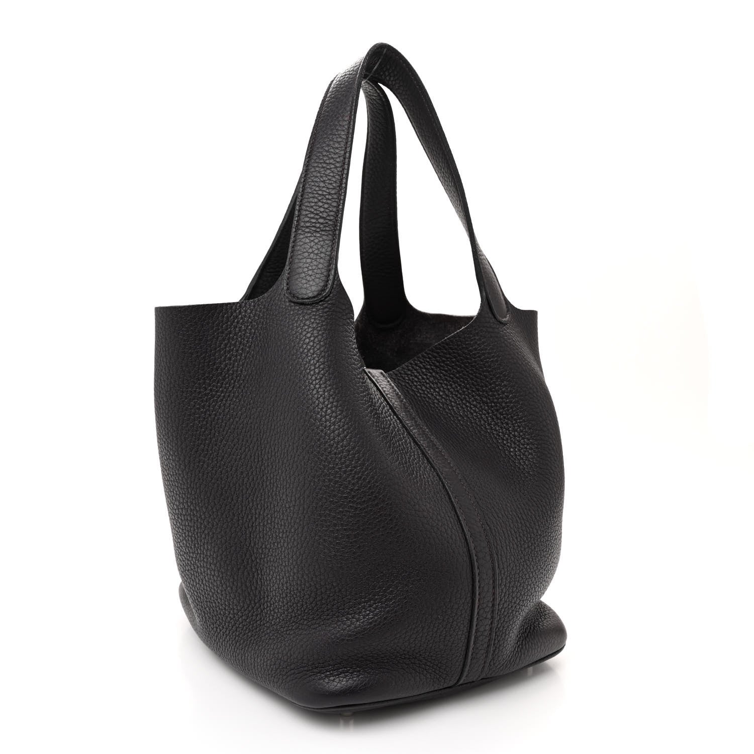 Hermes Taurillon Clemence Picotin Lock 18 PM Raisin 3 of 11