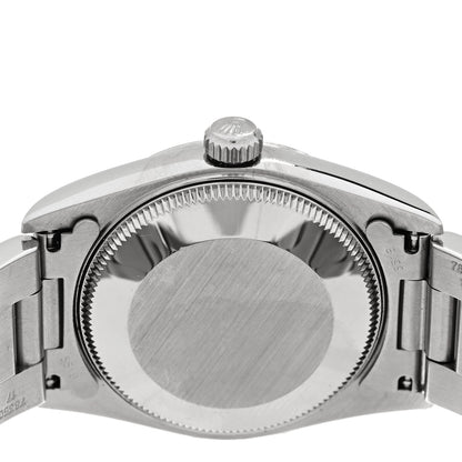 Rolex Stainless Steel 31mm Oyster Perpetual Watch Black 77080 4 of 5