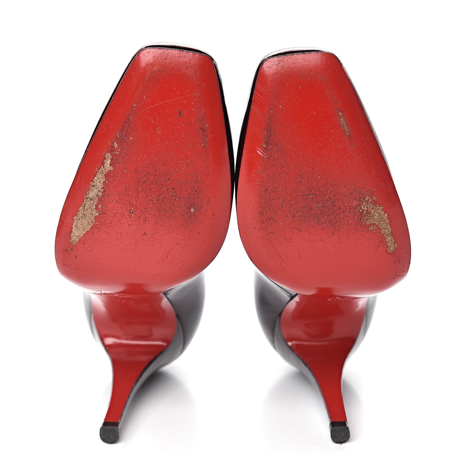 Christian Louboutin Patent Particule 100 Pumps 37.5 Plum 7 of 11