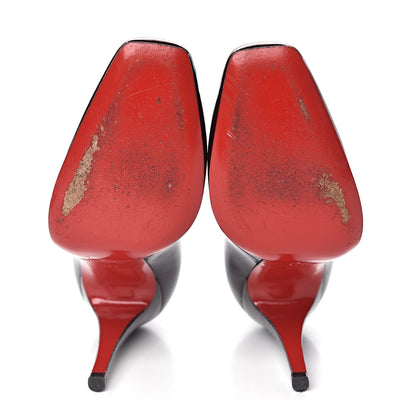 Christian Louboutin Patent Particule 100 Pumps 37.5 Plum 7 of 11