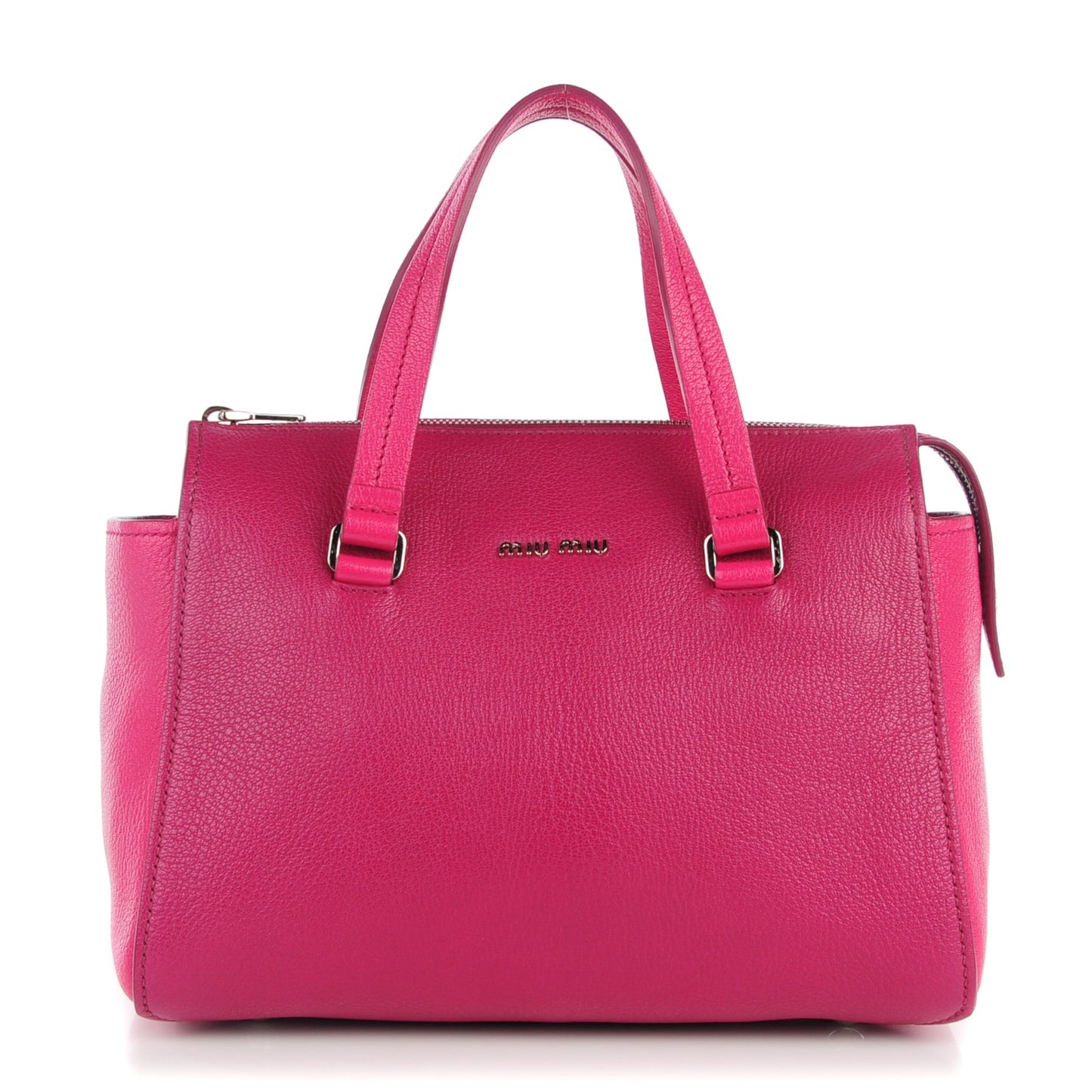 Goatskin Madras Tote Peonia Ametista