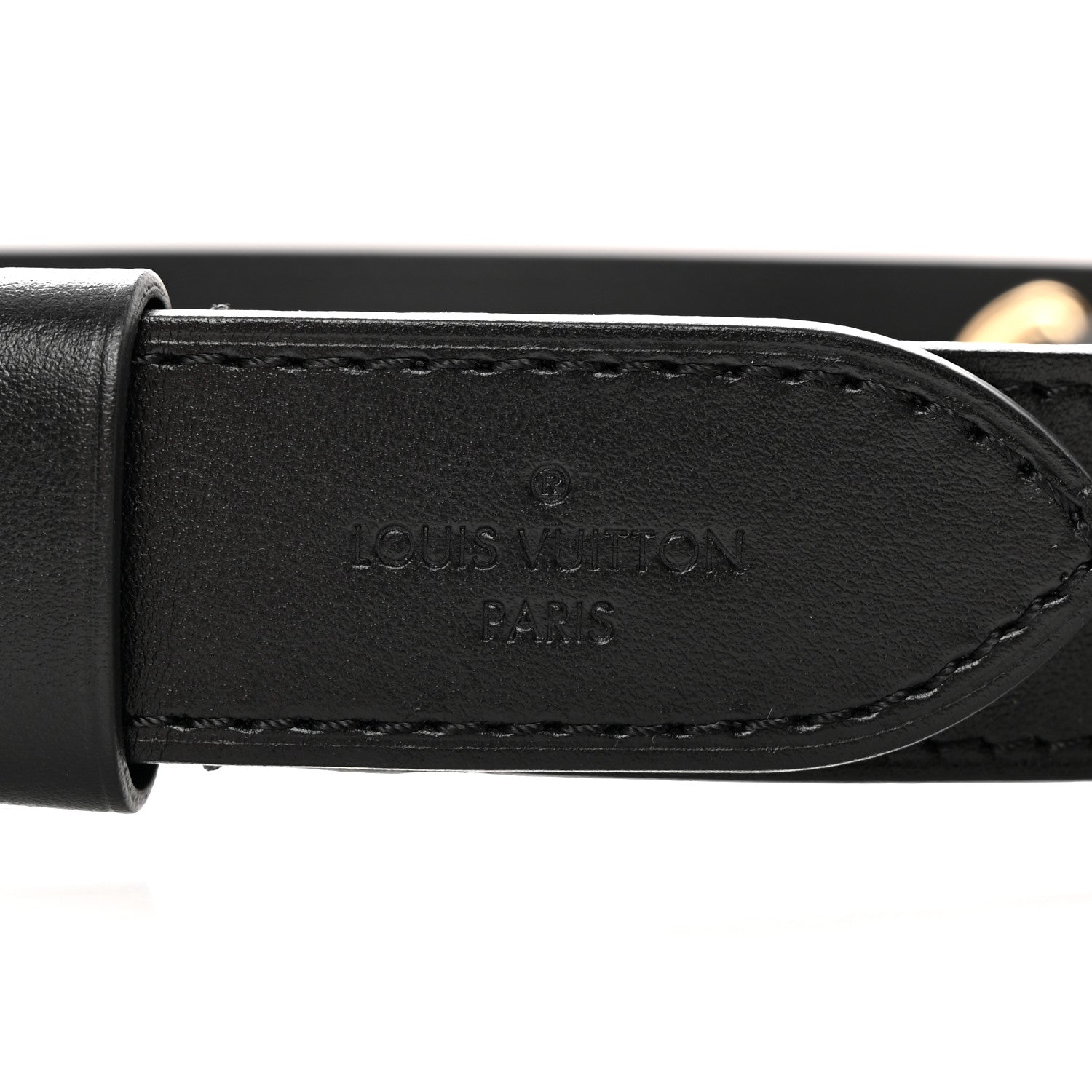 Louis Vuitton Calfskin Odeon PM Adjustable Shoulder Strap Black 3 of 7