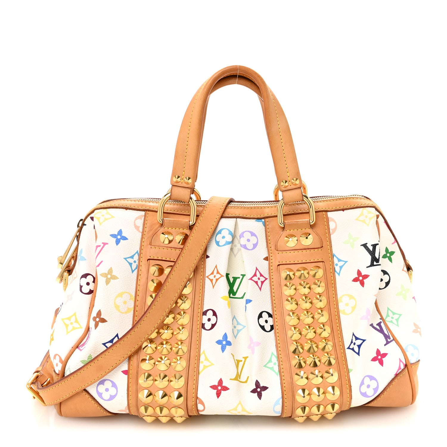 Louis Vuitton Monogram Multicolor Courtney MM White 1 of 9
