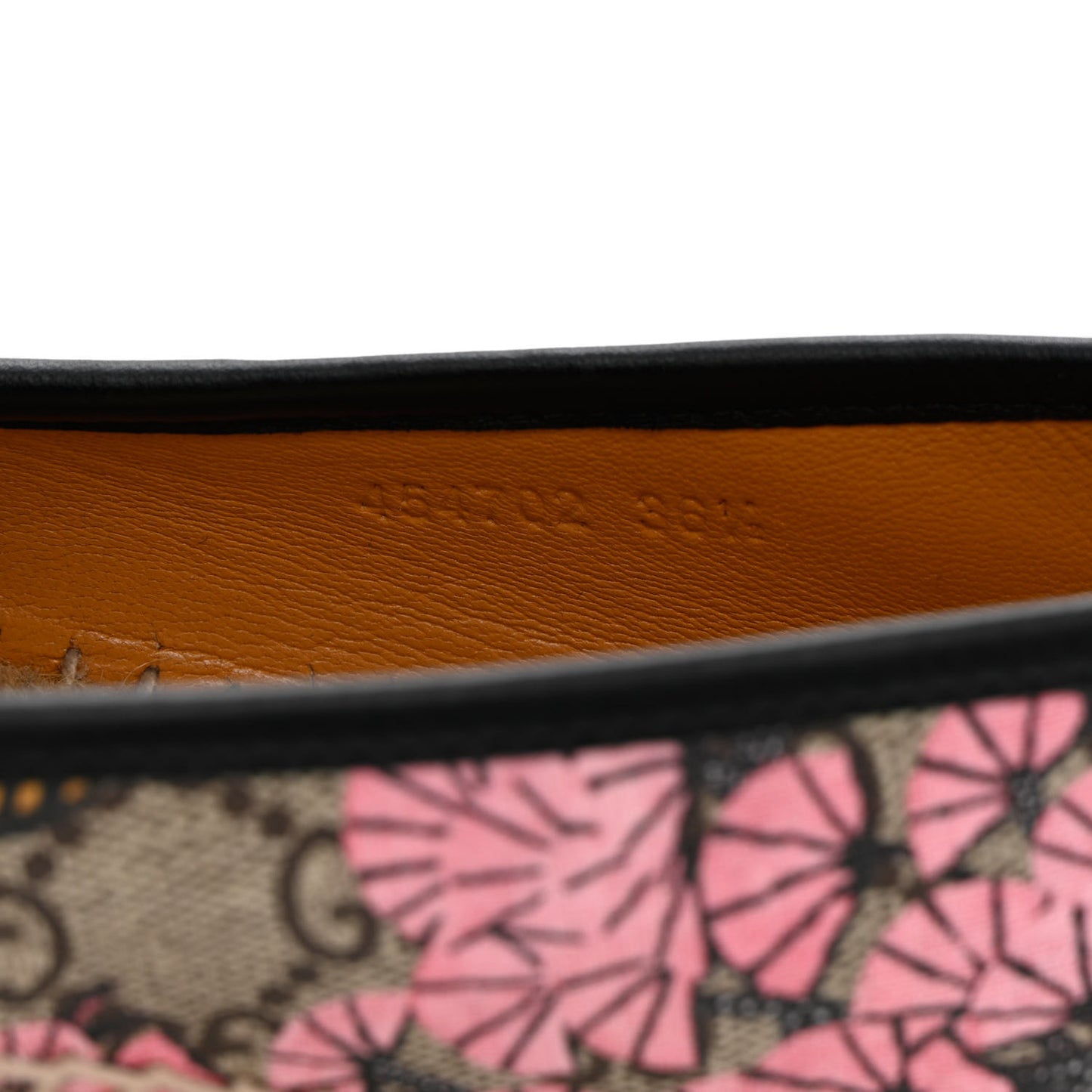 GG Supreme Monogram Bengal Espadrilles 36.5 Beige Crop Pink