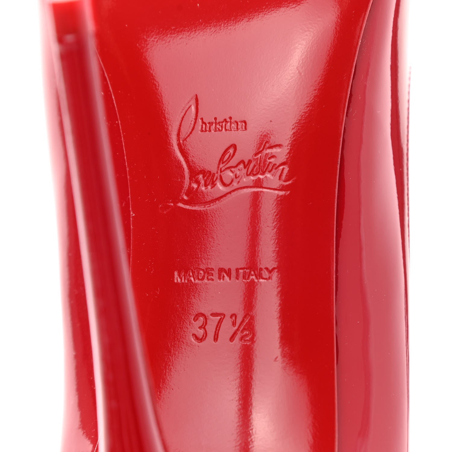 Christian Louboutin Patent So Kate 120 Pumps 37.5 Red 6 of 8