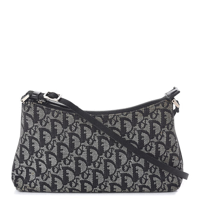Christian Dior Monogram Shoulder Bag Pochette Black 1 of 8