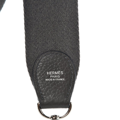 Hermes Toile Taurillon Clemence Shoulder Strap 4 of 4