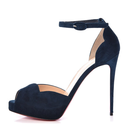 Christian Louboutin Suede Aketata 120 Pumps 39.5 Quartz 1 of 8