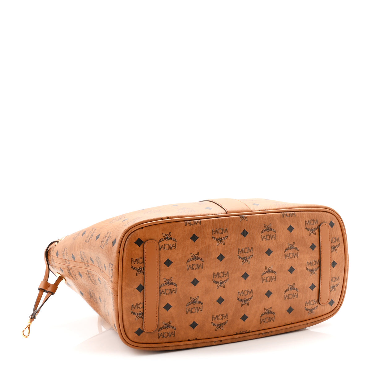 Visetos Medium Liz Reversible Shopper Tote Cognac