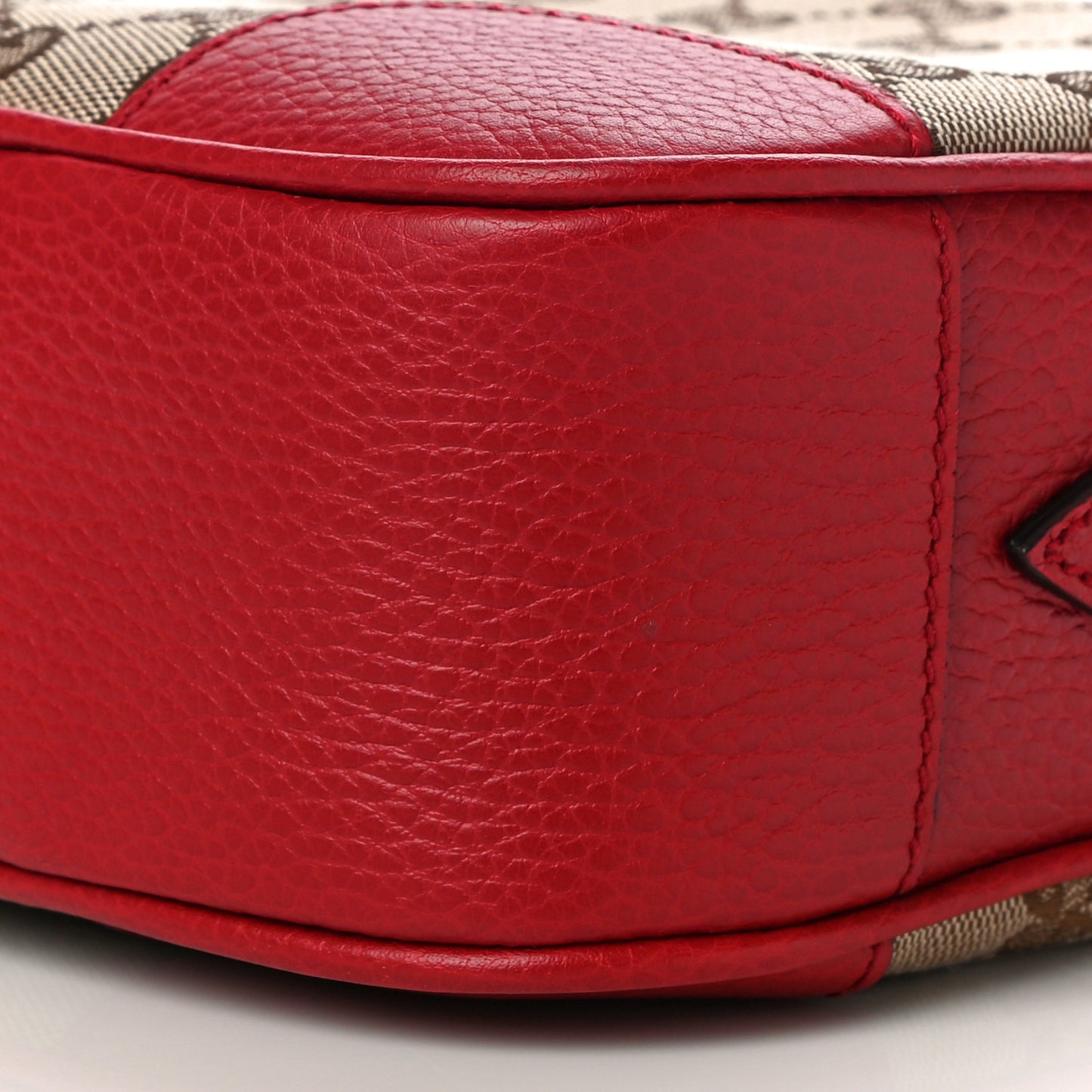 Monogram Mini Bree Messenger Bag Red