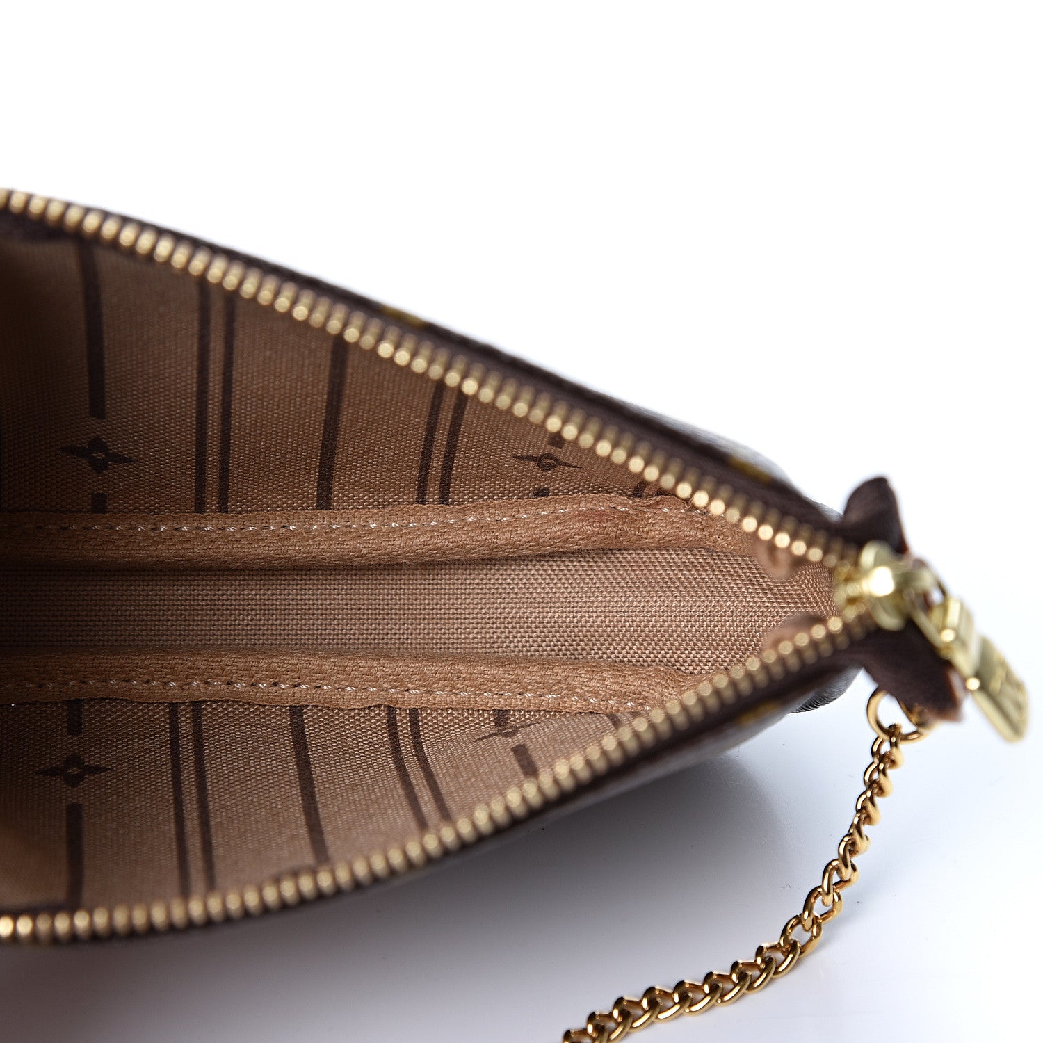 Louis Vuitton Monogram Complice Trunks and Bags Mini Pochette Accessories Beige 4 of 9