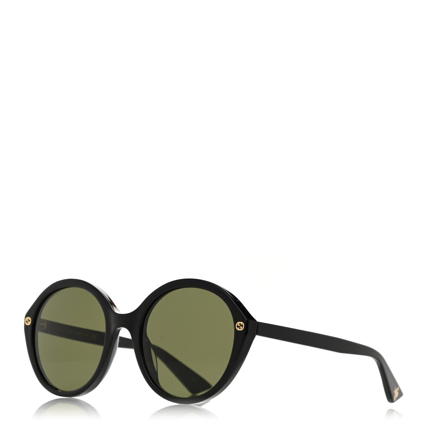 Acetate Round Sunglasses GG0023S Black