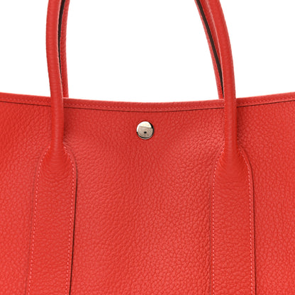 Hermes Vache Country Garden Party 36 MM Rouge Pivoine 7 of 11