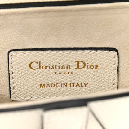 Christian Dior Grained Calfskin Mini Saddle Bag White 6 of 12