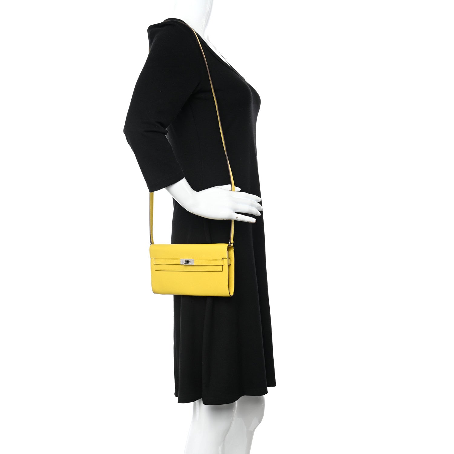 Hermes Epsom Kelly Wallet To Go Jaune De Naples 2 of 14