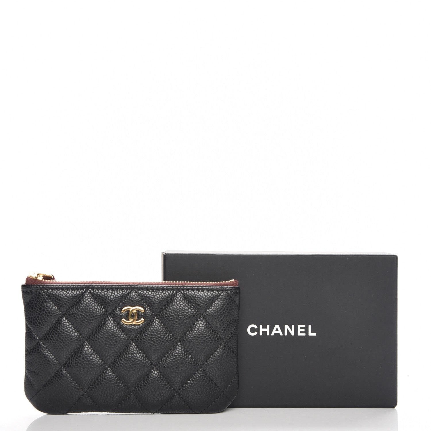 Chanel Caviar Quilted Small Cosmetic Case Black 8 of 8