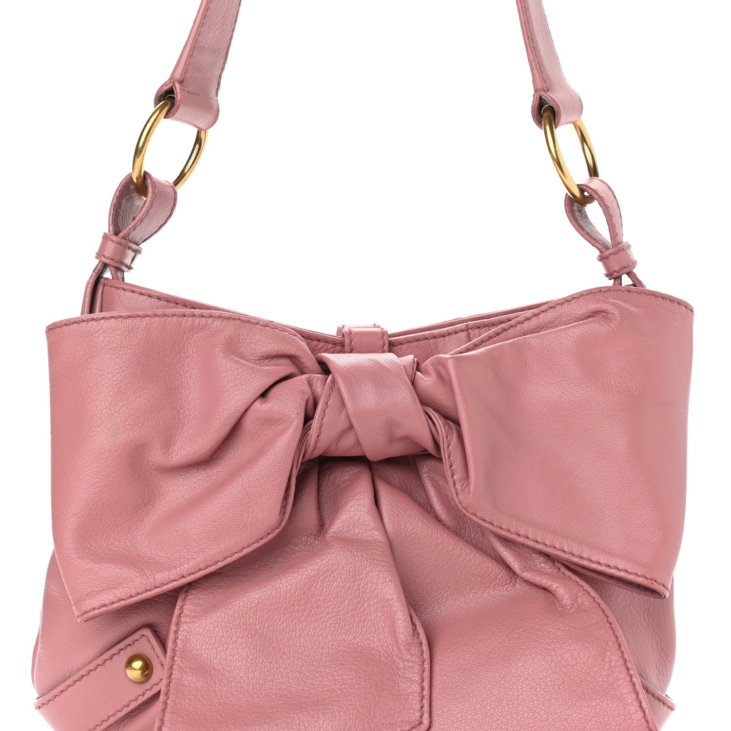 Saint Laurent Chevre Bow Handbag 7 of 14