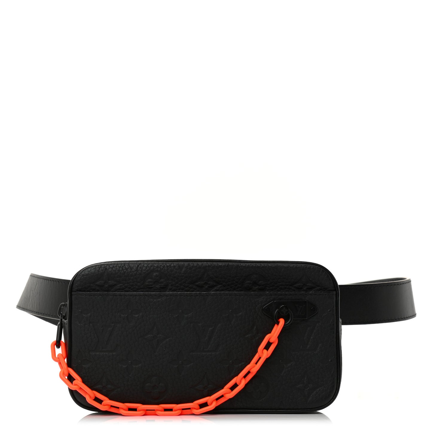 Taurillon Monogram Uniformes Solar Ray Soft Pochette Volga Belt Bag Black