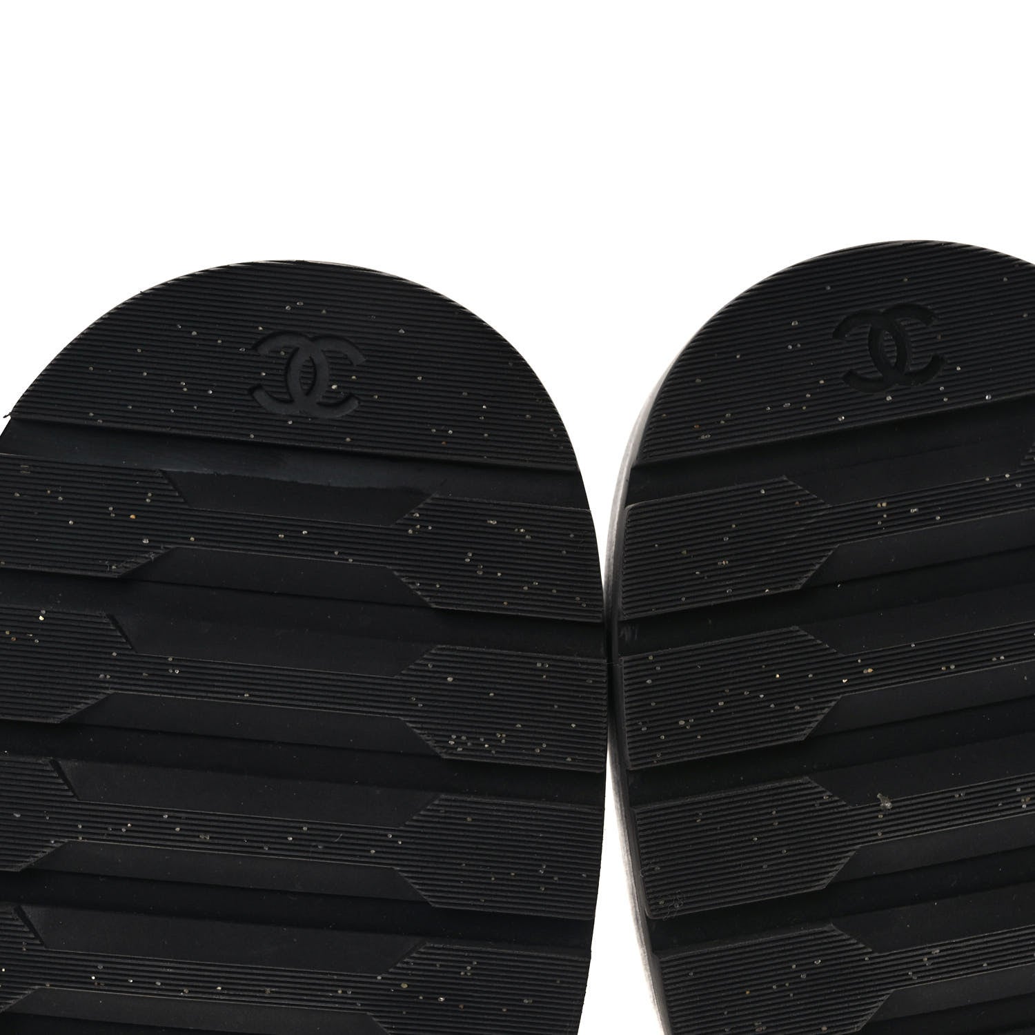 Chanel Calfskin Shiny Calfskin Quilted Lace Up Combat Boots 39 Black 9 of 10