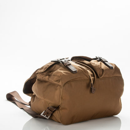 Prada Vela Nylon Saffiano Backpack Tobacco 4 of 7