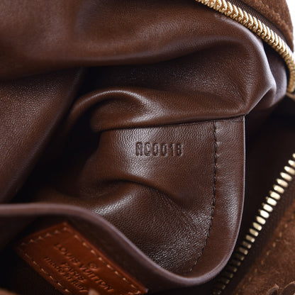 Louis Vuitton Suede Mahina Fleurs Onatah GM Cacao 7 of 10