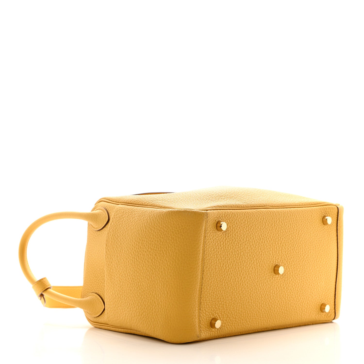 Hermes Taurillon Clemence Lindy 30 Jaune Ambre 4 of 12