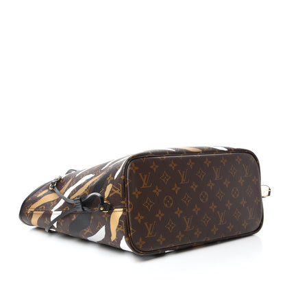 Louis Vuitton X LOL Monogram Neverfull MM Gold Silver 4 of 10