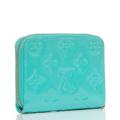 Louis Vuitton Vernis Zippy Coin Purse Blue Lagon 3 of 6