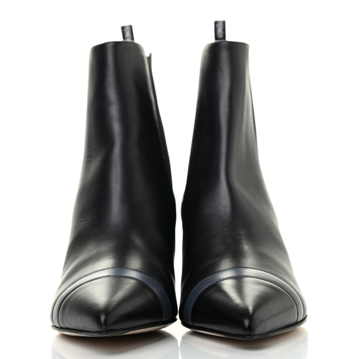 Vitello Colibri 55mm Ankle Booties 38 Black Antracite