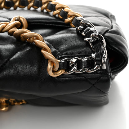 Chanel Lambskin Quilted Medium Chanel 19 Flap Black 12 of 12
