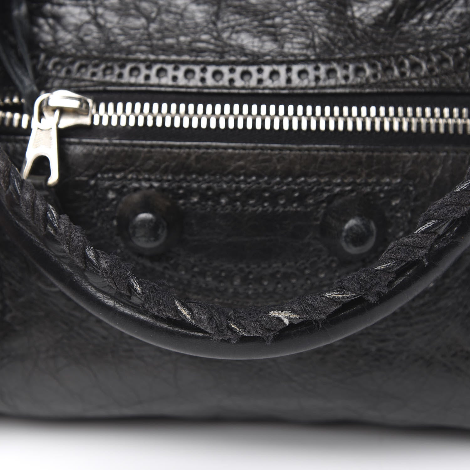 Balenciaga Agneau Giant Brogues Hardware City Black 14 of 14