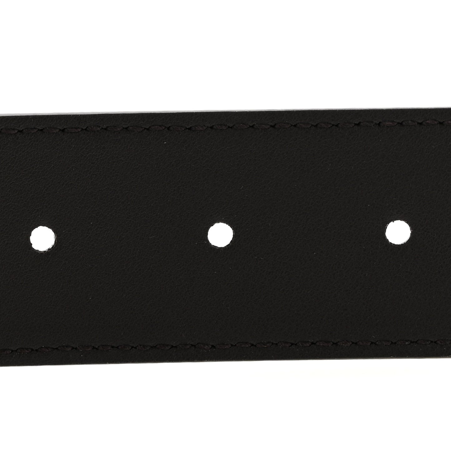 GG Supreme Logo Plaque 35mm Belt 115 46 Beige Ebony